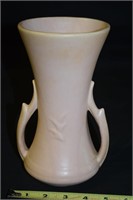 McCoy USA Pottery Light Pink Deco 8.25" Vase