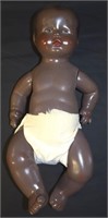 Store Mannequin 21" Painted Metal Black Baby Doll