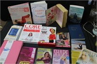 Lot of Ladies Health & Wellness Books/DVD's Etc