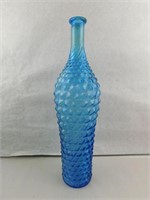 Vintage Blue Diamond Point Vase