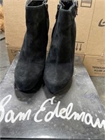 Sam Edelman Women’s Suede Buckle Booties - Size 6