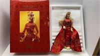 RARE 1998 BARBIE HOLIDAY PORCELAIN DOLL IN BOX