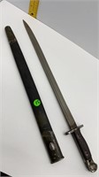 WWI-WWII 303 BRITISH ENFIELD BAYONET W/ SCABBARD