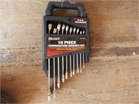 10 pc SAE end wrench set