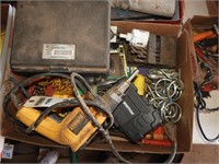 Box tools including soldering gun, & more