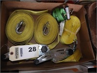 Box of ratchet straps