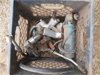 Group of air tools including die grinder & impact