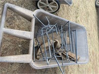 2-wheel poly cart w/ stall racks