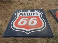 Plastic Phillips 66 sign face, 6’
