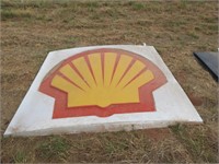 Plastic Shell sign face, 6’