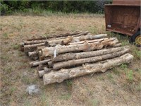 Stack of cedar logs
