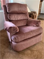 Coral Pink Recliner By Lane