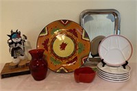 Ceramic Platter, Pepper, & Plates & More