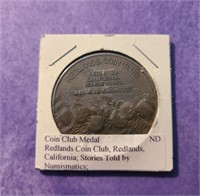 Redlands Coin Club Medal