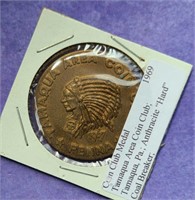 Tamaqua Area Coin Club Medal