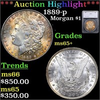 ***Auction Highlight*** 1889-p Morgan Dollar $1 Gr