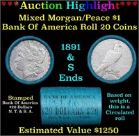 ***Auction Highlight*** Bank Of America 1891 & 'S'
