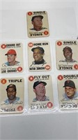 7--1968 MLB STARS TRADING CARDS