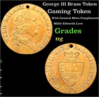 George III Brass Token Grades ng