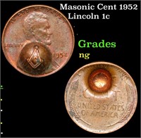 Masonic Cent 1952 Grades ng