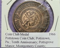 Pottstown Coin Club Medal