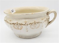 Antique Gilt Decorated Ironstone Pot