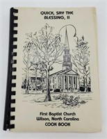 Local Cook Book - First Baptist Church, Wilson, NC