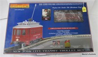 MTH NYC Transit Trolley Set 30-4041-0, OB