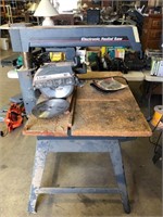 10" Craftsman radial saw on stand