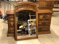 8 drawer dresser w/mirror