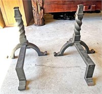 2 Fire Place Log Holders (Iron)