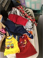 18 and 24 month clothing in a tote