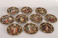 Wonderful Set of Vienna Porcelain Cabinet Plates,