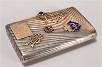 Fine Russian Gold and Silver Cigarette/Vesta Case,