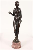 Art Deco Bronze Figure of a Lady,
