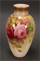 Royal Worcester Porcelain Vase,