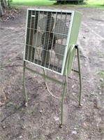 Vintage Monarch Aire Box Fan on Stand