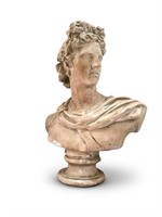 Large Plaster Bust of Alexander,