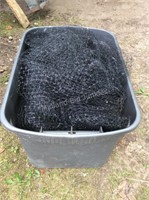 Tote of Plastic Bird Netting