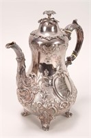 Victorian Sterling Silver Teapot,