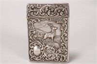Early Edwardian Sterling Silver Card Case,