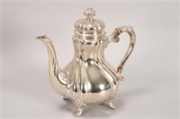 German Silver Teapot,