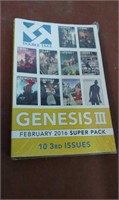 Set of Genesis Comic Books Unopened