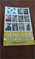Set of Genesis Comic Books Unopened
