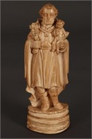 19th Century European Carved Ivory Figure,