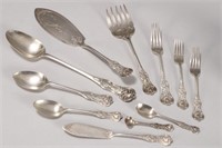 Victorian Scottish Part Sterling Silver Cutlery
