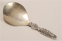 Edwardian Sterling Silver Caddy Spoon,