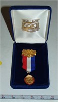 HOF 50th ANNIVERSARY Medal MIB 1939 - 1989
