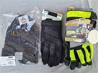 Lighted safety work gloves and more