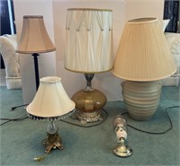 Assortment of Lamps